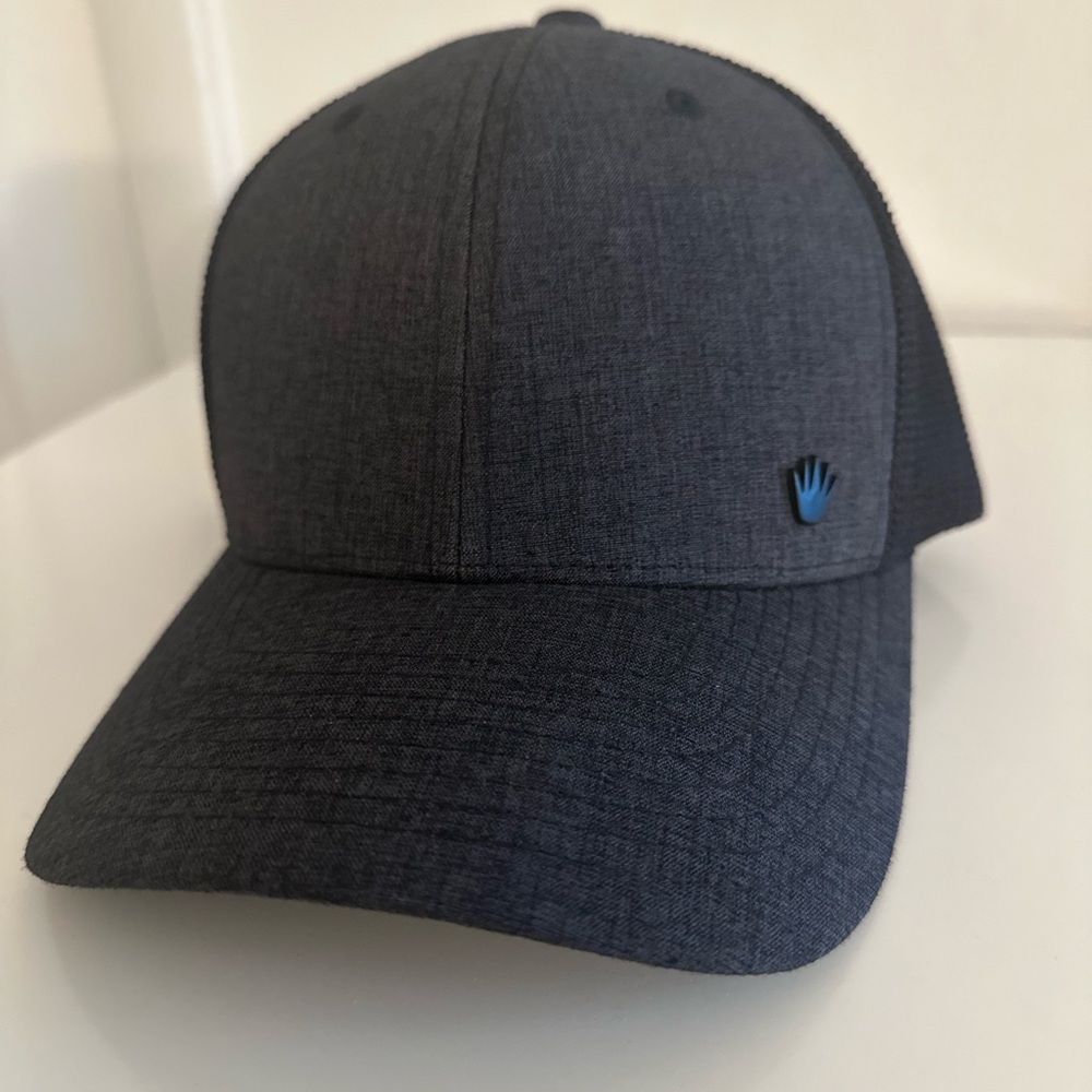 No Bad Ideas hat. Size s/m small medium grey with mesh back fitted flex fit